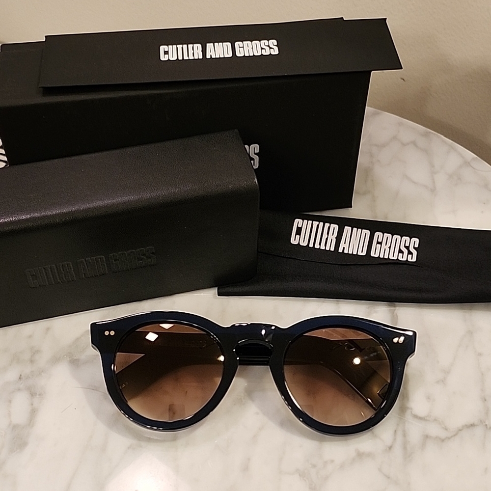Cutler and Gross Deep Navy Sunglasses